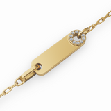 Cupola Ellipse Cable Chain Bracelet